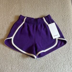 NWT Lululemon Scuba MR Oversized Short 3" - Trim, College Purple Size XXXS